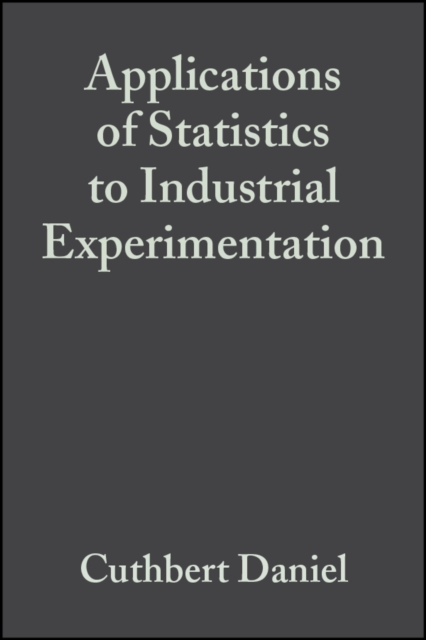 Applications of Statistics to Industrial Experimentation, PDF eBook
