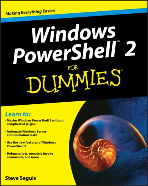 Windows PowerShell 2 For Dummies, Paperback / softback Book