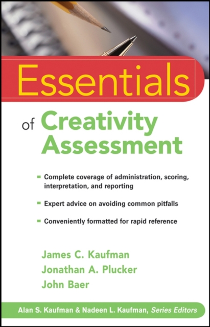 Essentials of Creativity Assessment, PDF eBook