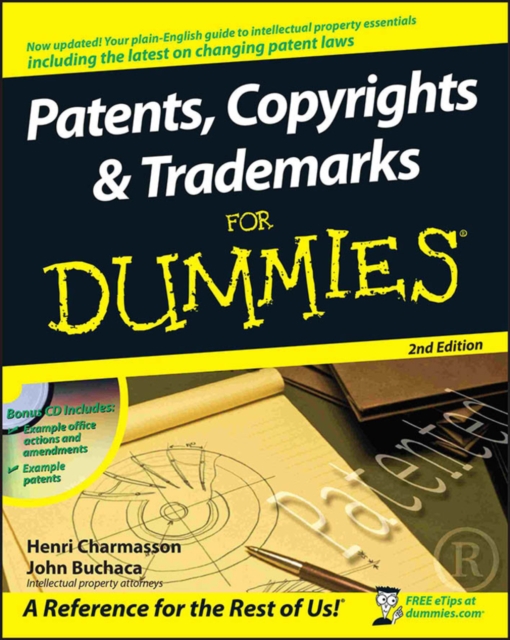 Patents, Copyrights and Trademarks For Dummies, PDF eBook