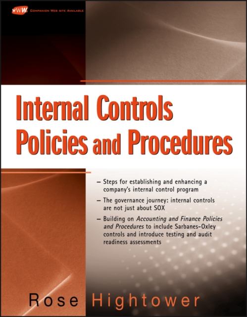 Internal Controls Policies and Procedures, PDF eBook