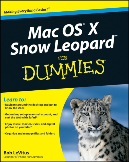 Mac OS X Snow Leopard For Dummies, Paperback / softback Book