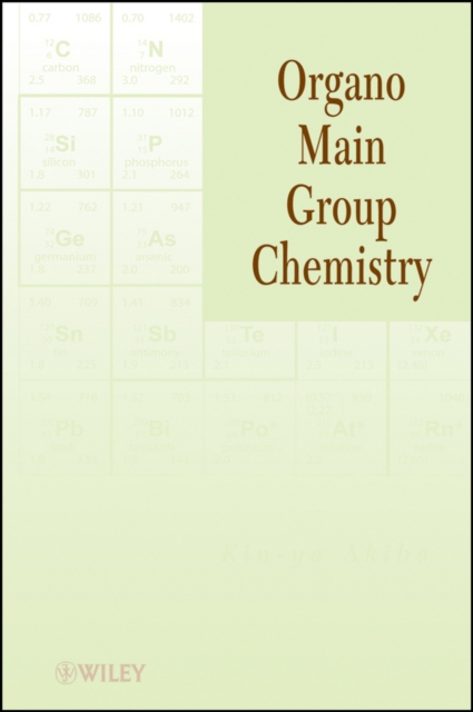 Organo Main Group Chemistry, Paperback / softback Book