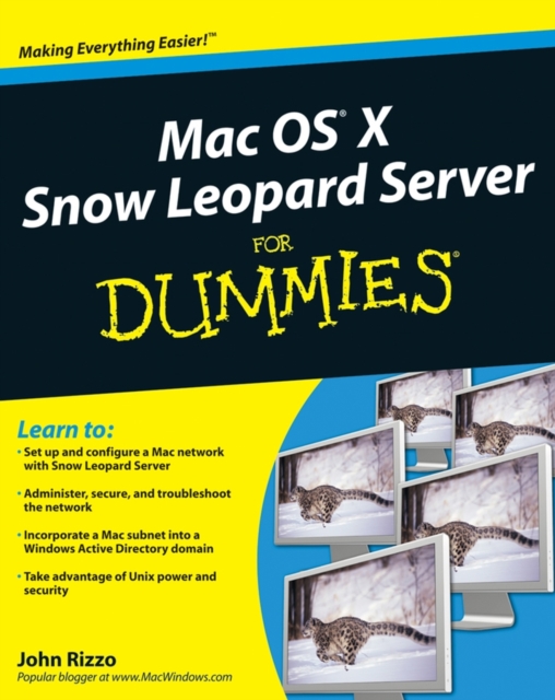 Mac OS X Snow Leopard Server For Dummies, Paperback Book
