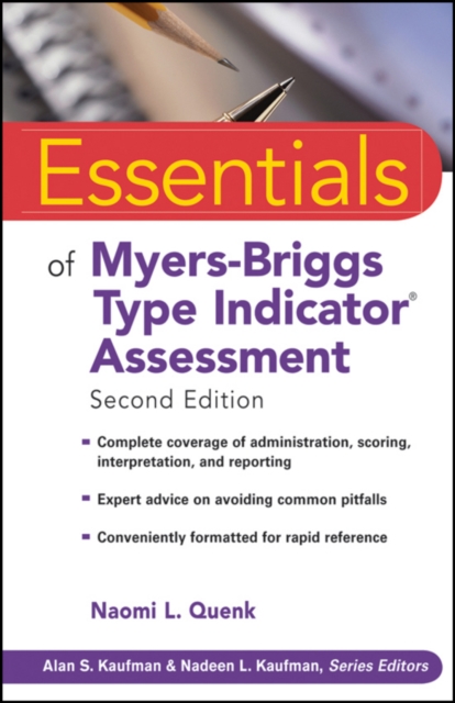 Essentials of Myers-Briggs Type Indicator Assessment, PDF eBook