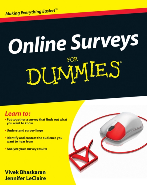 Online Surveys For Dummies, Paperback Book