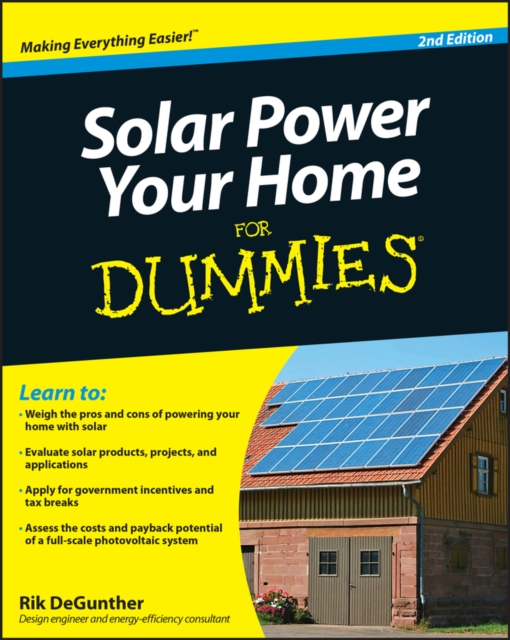 Solar Power Your Home For Dummies, Paperback / softback Book