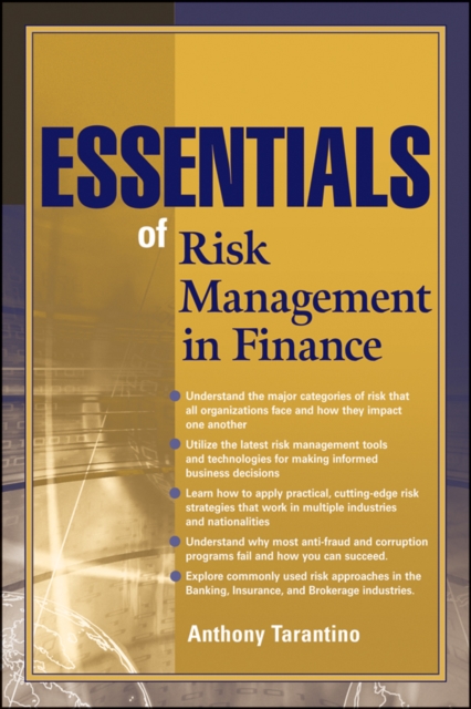 Essentials of Risk Management in Finance, Paperback Book