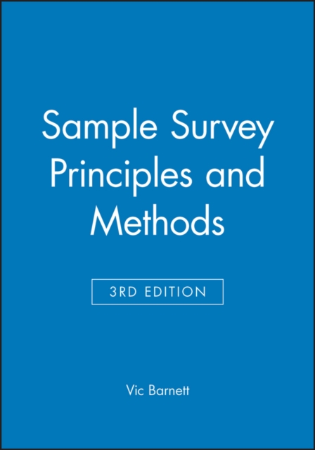 Sample Survey Principles and Methods, Paperback / softback Book