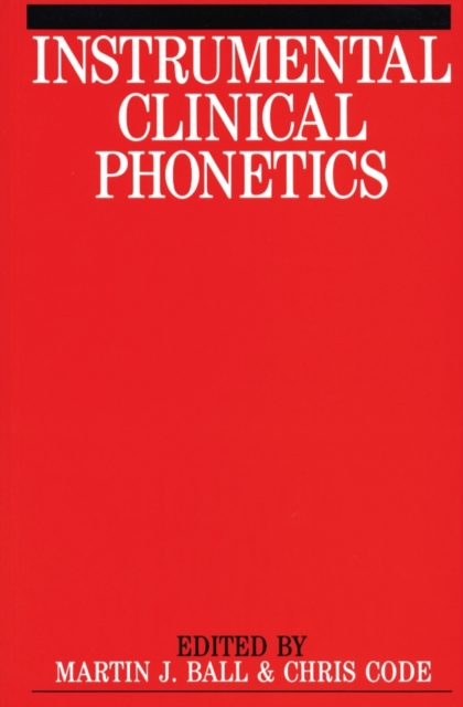 Instrumental Clinical Phonetics, PDF eBook