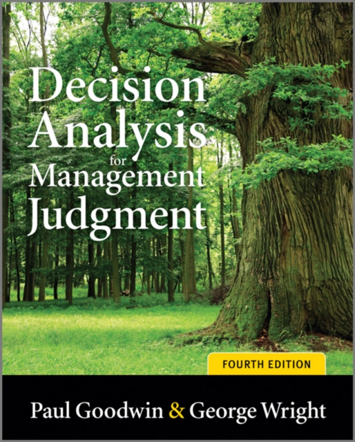 Decision Analysis for Management Judgment, Paperback Book