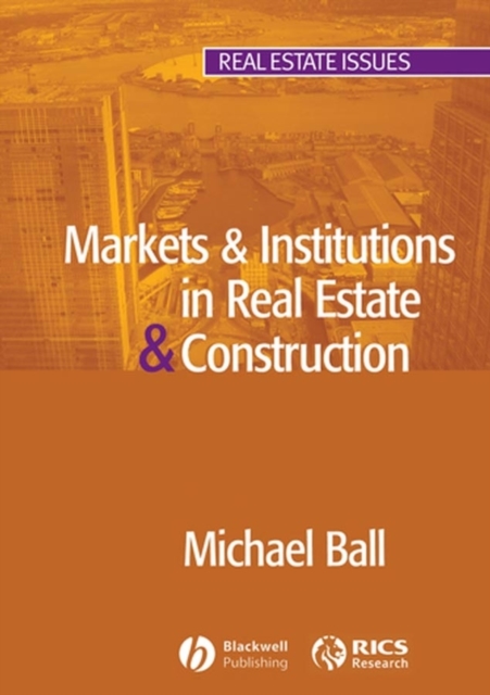 Markets and Institutions in Real Estate and Construction, PDF eBook
