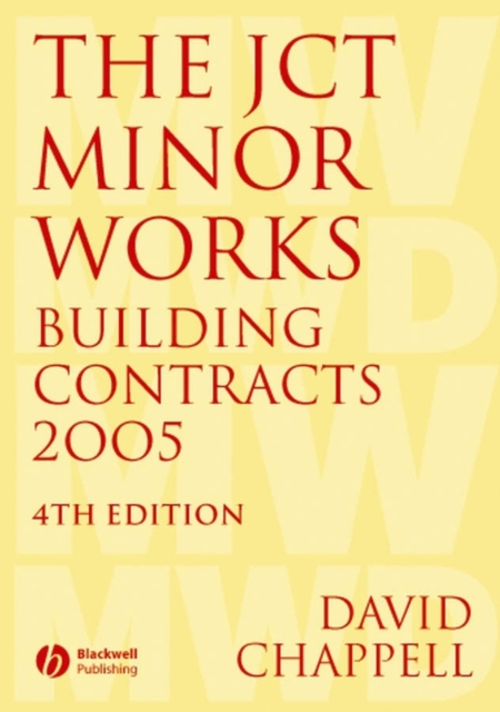 The JCT Minor Works Building Contracts 2005, PDF eBook
