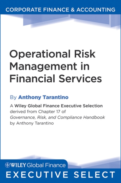 Operational Risk Management in Financial Services, EPUB eBook