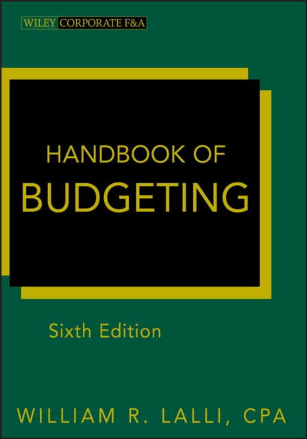 Handbook of Budgeting, Hardback Book