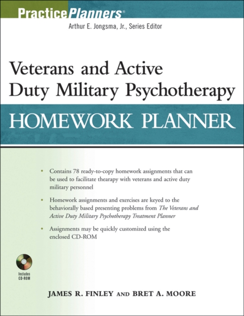 Veterans and Active Duty Military Psychotherapy Homework Planner, PDF eBook