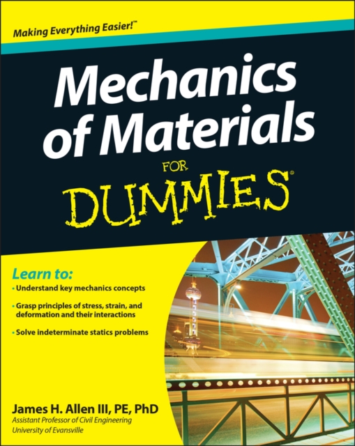 Mechanics of Materials For Dummies, Paperback / softback Book