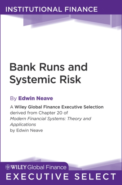 Bank Runs and Systemic Risk, EPUB eBook