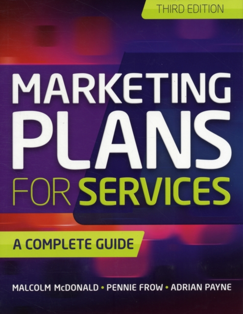 Marketing Plans for Services : A Complete Guide, Paperback Book