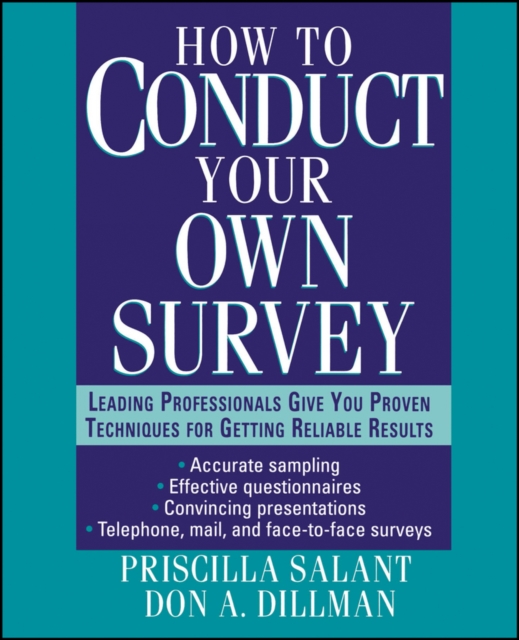 How to Conduct Your Own Survey, Paperback / softback Book