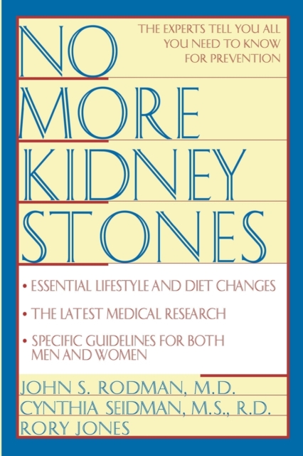 No More Kidney Stones, Paperback / softback Book