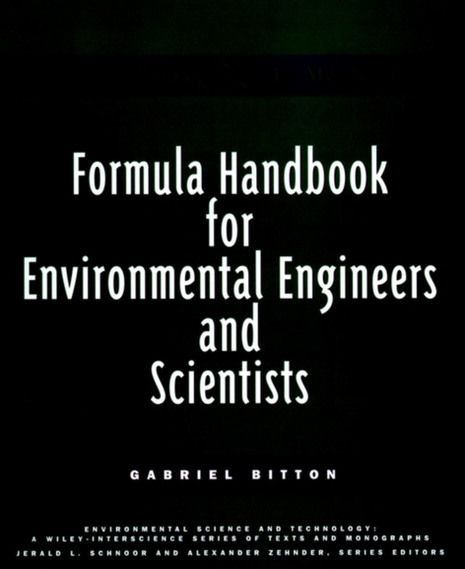 Formula Handbook for Environmental Engineers and Scientists, Paperback / softback Book