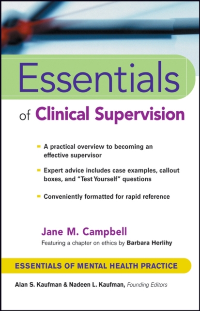 Essentials of Clinical Supervision, Paperback / softback Book