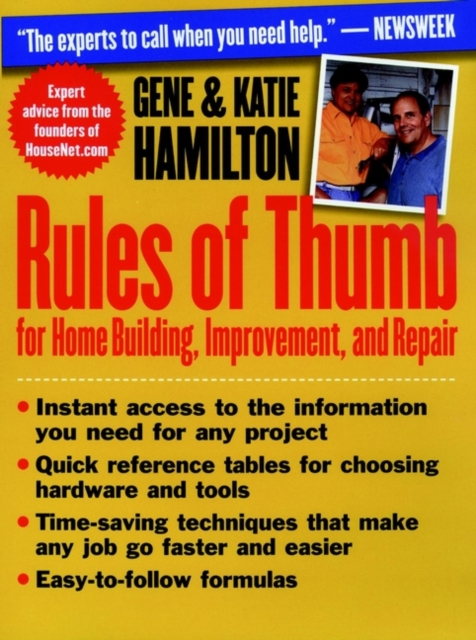Rules of Thumb for Home Building, Improvement, and Repair, Paperback / softback Book