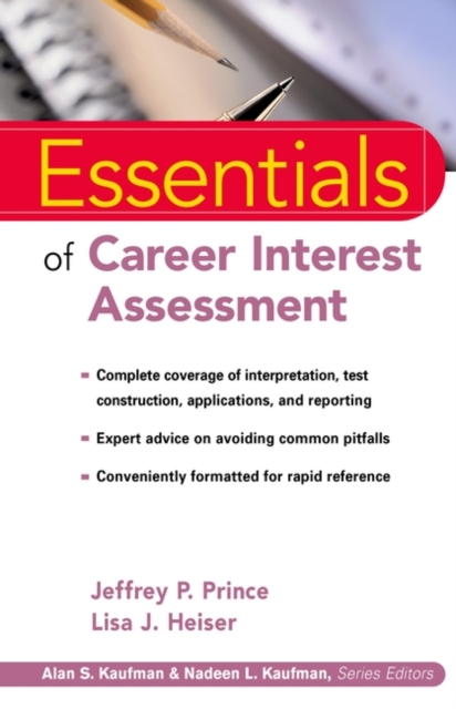 Essentials of Career Interest Assessment, Paperback / softback Book