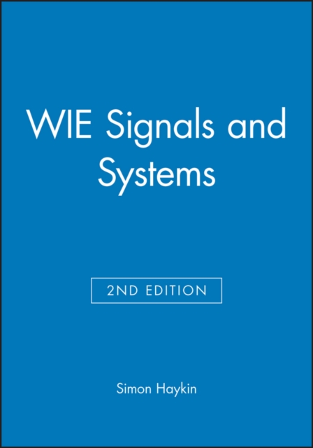 Signals and Systems, International Edition, Hardback Book
