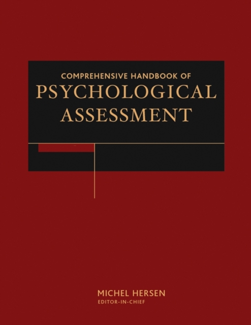 Comprehensive Handbook of Psychological Assessment, 4 Volume Set, Hardback Book