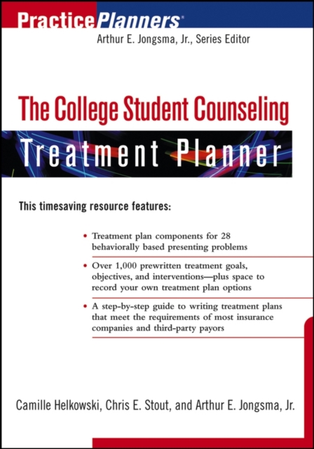 The College Student Counseling Treatment Planner, Paperback / softback Book