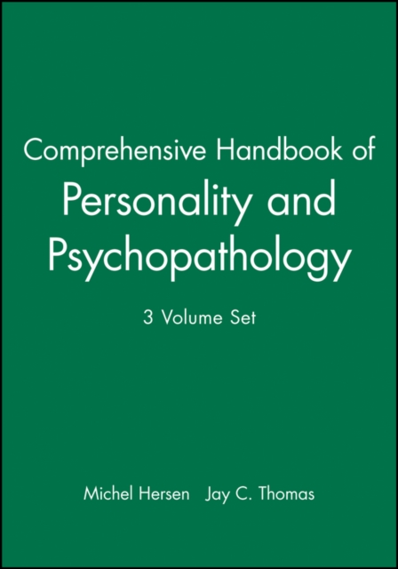 Comprehensive Handbook of Personality and Psychopathology, Set, Hardback Book