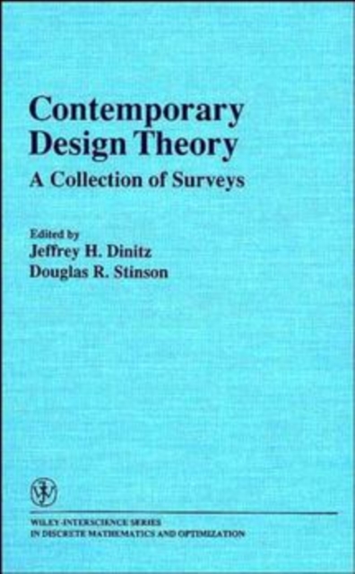 Contemporary Design Theory : A Collection of Surveys, Hardback Book