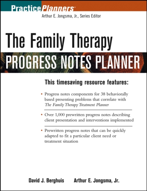The Family Therapy Progress Notes Planner, PDF eBook