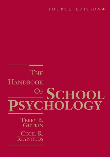 The Handbook of School Psychology, Hardback Book