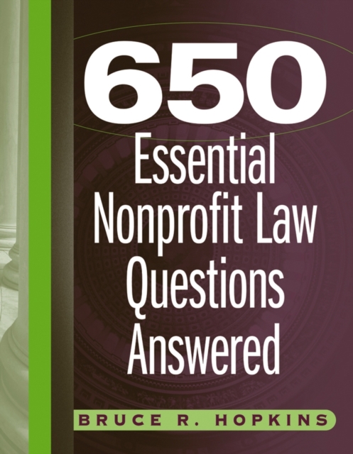 650 Essential Nonprofit Law Questions Answered, Paperback Book
