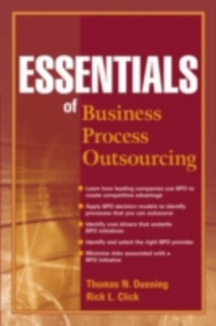 Essentials of Business Process Outsourcing, PDF eBook