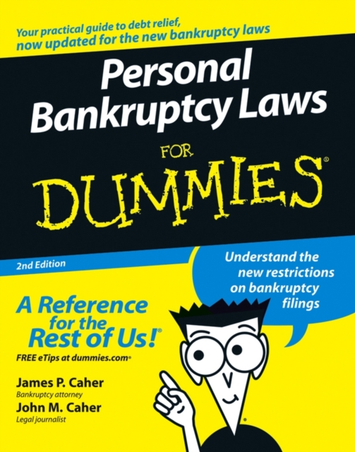 Personal Bankruptcy Laws For Dummies, Paperback / softback Book