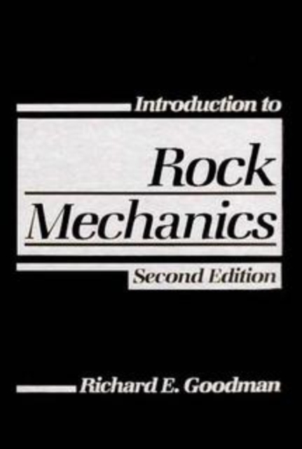 Introduction to Rock Mechanics, Paperback / softback Book