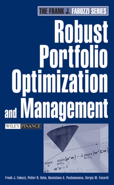 Robust Portfolio Optimization and Management, Hardback Book