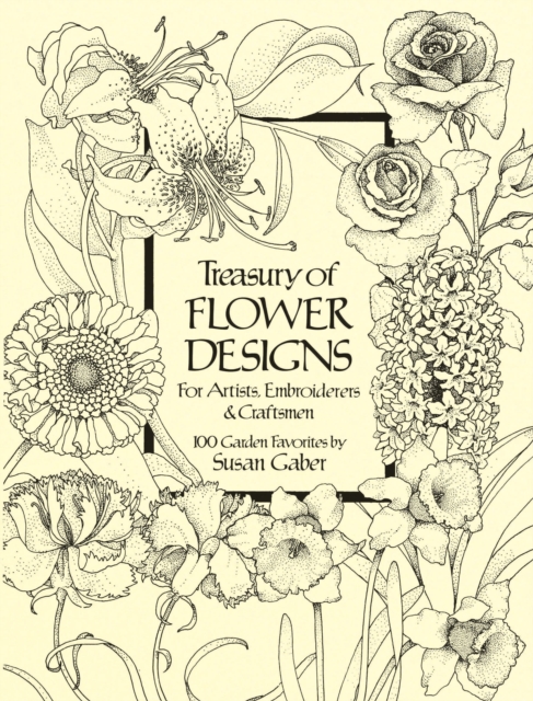 Treasury of Flower Designs for Artists, Embroiderers and Craftsmen, EPUB eBook