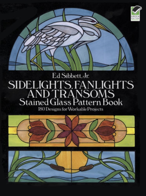Sidelights, Fanlights and Transoms Stained Glass Pattern Book, EPUB eBook