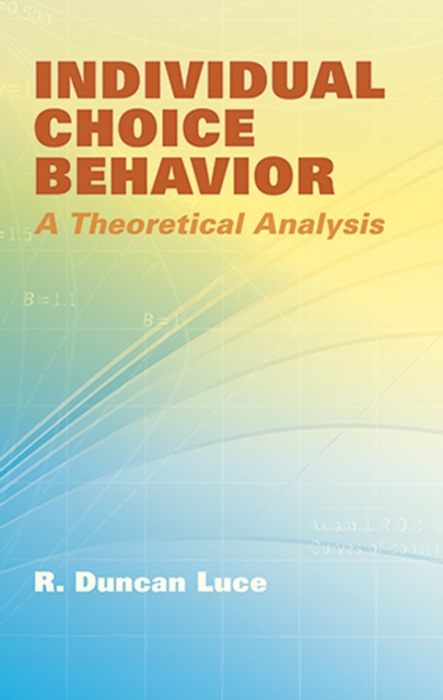 Individual Choice Behavior, EPUB eBook
