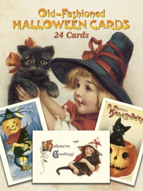 Old-Fashioned Halloween Cards : 24 Cards, Poster Book