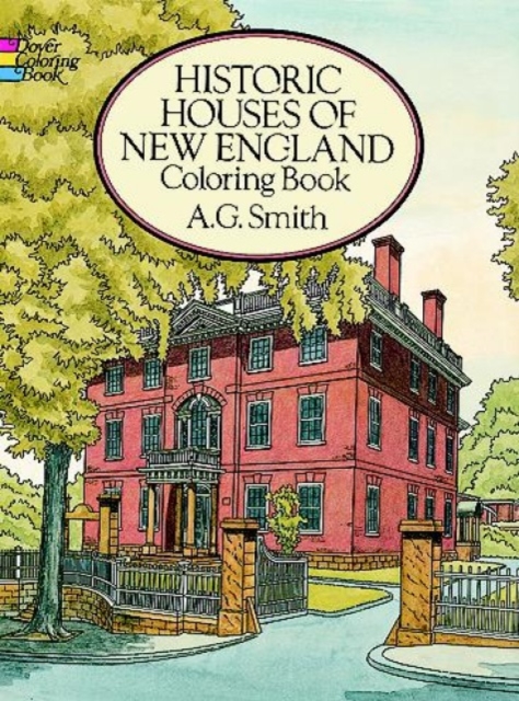 Historic Houses of New England Coloring Book, Other merchandise Book