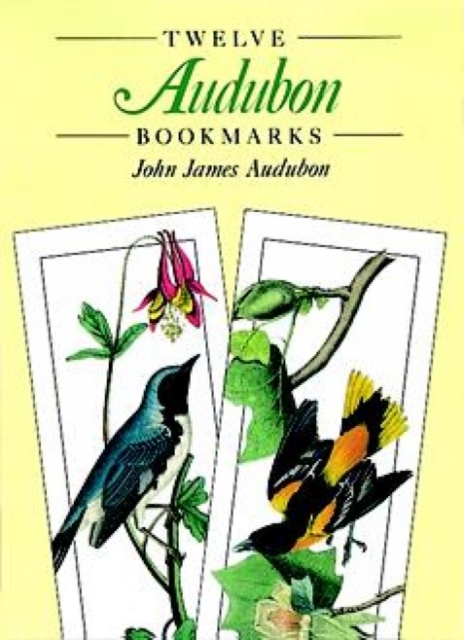 Twelve Audubon Bookmarks, Other merchandise Book