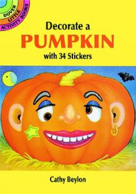 Make Your Own Halloween Pumpkin with 34 Stickers, Other merchandise Book