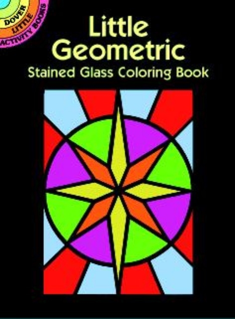 Little Geometric Stained Glass Coloring Book, Other merchandise Book