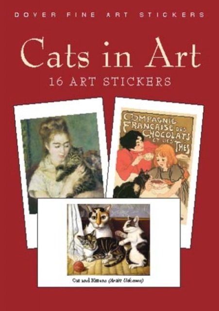 Cats in Art: 16 Art Stickers : 16 Art Stickers, Other merchandise Book